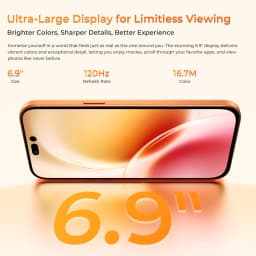 OUKITEL C17 PLUS Smartphone Global Version 6.9'' 16GB(4+12)+128GB 120Hz NFC Gemini AI