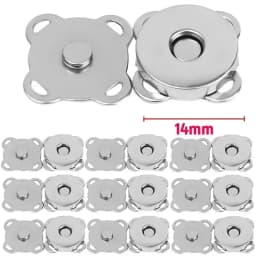 1-50set Magnetic Snap Fasteners Clasps Buttons Handbag Purse Wallet Craft Bag Parts Mini Adsorption Buckle DIY Craft Wholesale