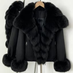OFTBUY New Winter Duck Down Women Real Fox Fur Collar Parka Female Natural Fur Puffer Jacket Fur Cuffs Casual Coat Outerwear
