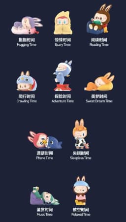 NEW POP MART LABUBU THE MONSTERS 1:00 A.M. Series Mystery Box Kawaii Anime Figure Doll Trendy Toy Desktop Decoration Model Gift