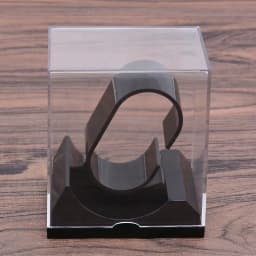 Watch Packaging Box Plastic Transparent Watch Stand Rack General Showcase Shelf Portable Wrist Watch Storage Box Jewelry Display
