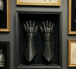 Knight 3D Printing Mechanical Long Gloves Armor Cyberpunk Cosplay Prop Handsome Gothic Retro Style Guards