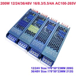 AC to DC 12V 24V 36V 48V LED Power Supply Mute Lighting Transformers100W 150W 200W 300W 400W 500w LED Light Driver Power Adapter