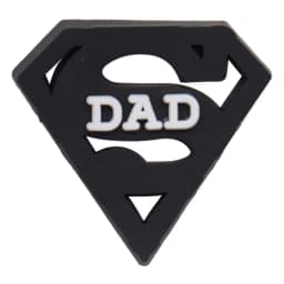 1-17Pcs PVC Dad Jokes Best Grandpa DIY Man Cool Shoe Charm Button Clog I Love Papa Sandals Decorations Holiday Gift