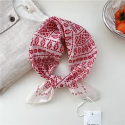 56cm Print Geometric Pattern Headscarf Scarf Square Scarves Kerchief Neckerchief Bandanas Neck Wraps Hair Ribbon Band Headband