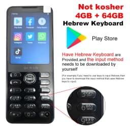 QIN F21 Pro Global Version Mini Smartphone Android11 Google 2.8 Inch Touch Screen 4G WiFi Bluetooth Physical Keypad Mobile Phone