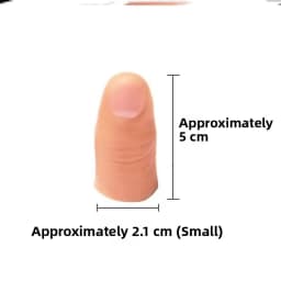 Advanced Realistic Silicone Finger Prosthetic Magic Props Thumb Protective Handware Simulation Magic Tricks Performance Tools