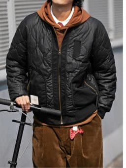 Winter Cotton Jacket Inner Flight Outdoor Women's Workwear Loose Fit Cityboy Style Youth Casual Standard Length