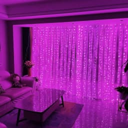 Ramadan Room Decorations 3M 6M LED Curtain Light String Battery Power Fairy Wedding Garland Outdoor Eid Mubarak Decoration