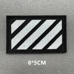 3D Tactical Patches IR Reflective Badge on Backpack Vest Clothing DIY Morale Tactical Badges Hook&Loop Laser Cut Supplies