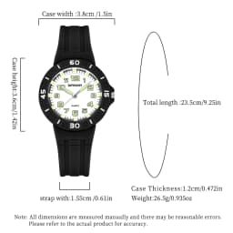 SANDA Men Women Student Quartz Watch Children Clock 50M Waterproof Luminous Durable Simple Elegant Sports Wristwatch