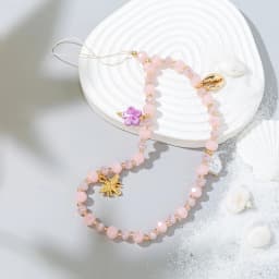 Fashion Acrylic Mobile Phone Chain Five-Pointed Star Pendant Beaded Telephone Lanyard Cellphone Hanging Rope For Women Jewelry
