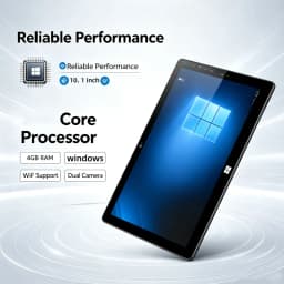 New Sales 64 Bit 10.1 Inch Tablet PC 4GB RAM 64GB ROM Windows 10 with Keyboard AR40 HDMI-Compatible 1920*1200 WIFI