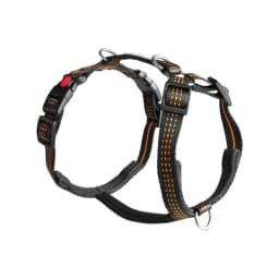 Adjustable Solid Nylon Dog Harness with 2 D-Rings Lightweight Comfortable No-Pull H-typed Dog Chest Harness Outdoor Pet Supplies
