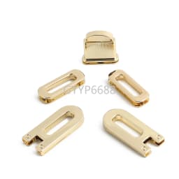 2/5/10Sets Satin silver Metal Square Tiny Bag Turn Lock Twist Lock Clasp For Women Handbag Shoulder DIY Hardware Accessories