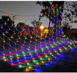 4mx6m 2mx3m 1.5mX1.5m Christmas Garlands LED String Christmas Net Light Fairy Xmas Party Garden Wedding Decoration Curtain Light