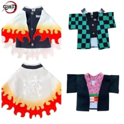 New 2025 Demon Slayer Anime Peripherals Cute Kawaii Cats Dogs Pet Clothes Cos Tanjirou Nezuko Zenitsu Giyuu Holiday Gifts