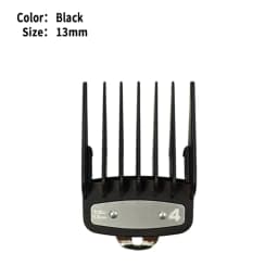 Professional Hair Clipper Limit Guide Comb for Wahl Trimmer Barber Guide Comb Haircut Tool Clipper Limit Combs Black/Clear