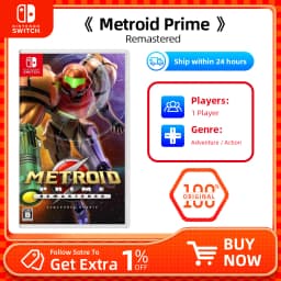 100% Original Metroid Prime Remastered Nintendo Switch Game Deals Physical for Nintendo Switch OLED Lite Game Console
