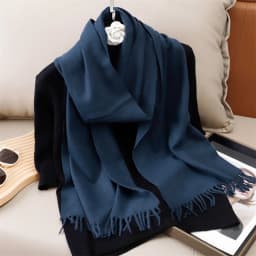 51Color Solid Women Winter Scarf Warm Thicken Cashmere Shawl Outdoor Tassels Pashmina Lady Wrap Windproof Scarves Fashion Luxury