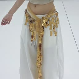 Creative Belly Dance Belt Long Tassel Glitter Sequins Belly Dance Hip Scarf Classic Wrap Skirt Sequin Waist Chain Girls