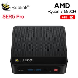 Beelink Ryzen7 SER5 PRO 5850U SER5 MAX 7735HS Mini PC AMD DDR4 16GB  SSD 500GB Support WiFi6 BT5.2 HD 1000M 5850U Mini Computer