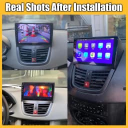Android 16 7/9 Inch For Peugeot 206+ 207 207CC 2006 - 2015 Stereo Head Unit 2K QLED GPS Navigation Touch Screen 5G RDS 8 Core