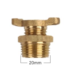1/4 3/8 1/2 Brass Drain Valve Air Compressor Drain Valve For Air Compressor Tank Replacement Part
