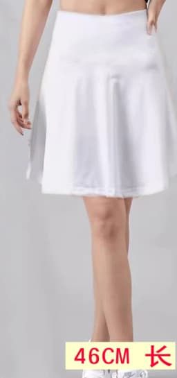 Quick Dry A-Line Skirt Running Skort Tennis Skirt Badminton Sport Shorts Casual Half-length Skirts Breathable Women's Skirt