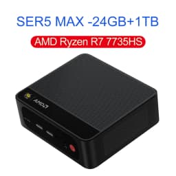 Beelink Mini PC SER5 Max AMD R7 7735HS Ryzen3 3200U R5 5500U 5625U 16G RAM 500G M.2 NVME SSD Type-C Gaming Mini Desktop Computer