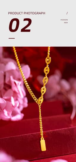 Solid 18K Gold Women's Necklaces Pendant for Engagement Promise Women Lucky Sign Small Gold Bar Accessories Jewelry Trend Chains