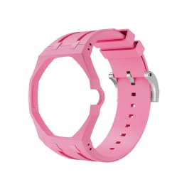 Bioceramics Watch Case+Silicone Band Modification Kit Strap Case Changer To Wristwatch Accessories For Royal Pop