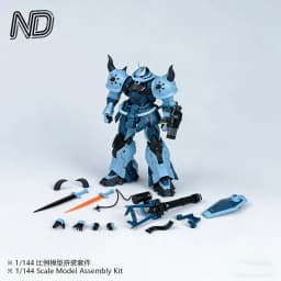 RG 1/144 MS-07B-3 Gouf B3 Hoo King Assembly Model Kit 08th MS Team Mecha Action Figure With Water Decal Anime Toy Ornament Gift