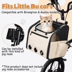 NEWBOLER Brompton Folding Bike Pet Bag Carry Bag Portable Bicycle Front Bag Foldable Outdoor Cat And Dog Pet Travel Bag