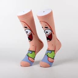 Funny Yellow Sponge Cartoon Square Anime Character Octopus Tentacles The Crab Boss Socks Men Women Breathable Cotton Stockings