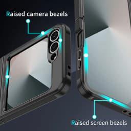 Luxury Original Official Slim Matte Protect Phone Case Samsung Galaxy Z Flip 7 8 6 5 4 For Wireless Charging Shockproof Cover