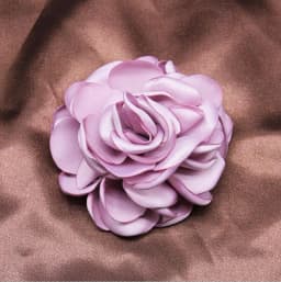 5Pcs 8CM Handmade DIY Large Satin Fabric Artificial Rose Flowers For Wedding Party Craft Home Decoration