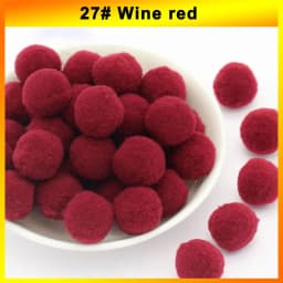300-30Pcs Multicolor Pompoms Fur Balls Glitter Fluffy Pom Poms Elasticity Pom pom Soft Balls for DIY Crafts 8/10/15/20/25/30mm