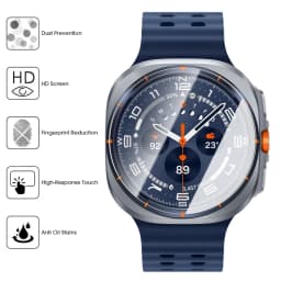 For Samsung Galaxy Watch Ultra 2 47mm 2026 Tempered Glass Screen Protectors HD Hardness Watch Films for Samsung Watch Ultra 2025