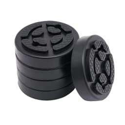 5 Pieces Lift Rubber Pads Set Rubber Arm Pads Round Auto Truck Hoist Lift Pad for Auto Lift Car Truck 30mm Thick Anti-slip