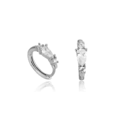 Gold Silver Color Simple Huggies Full Rainbow Zircon Hoops Earring for Women Fashion Drops Piercing Pendiente Ohrringe Jewelry