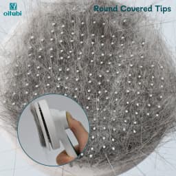 Oitabi Self-Cleaning Slicker Brush for Dogs Cats Lightweight Dog Brush for Shedding Grooming Cat Brush Removes Loose Undercoat
