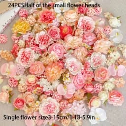 Artificial Ronghua Peony Simulation Flower Home Wedding Fake Flower Bundle Engineering Horticultural Decoration