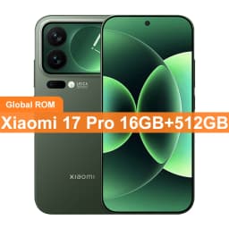 CN Global ROM Xiaomi 17 Pro 256GB/512GB 6.3” 1.5k AMOLED Screen Snapdragon 8 Elite Gen 5 50MP+50MP Camera 100W 6300mAh Battery