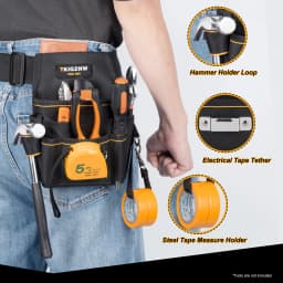 TKIGZNW Tool Belt Tool Bag Tool Belt Pouch/Utility Belt/Work Apron for Carpenter and Gardener