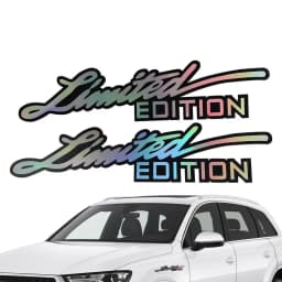Universal Creative Car Sticker Decor Car Exterior Decors Sunproof Self-Adhesive Decals Automotives Word Decals 16X4cm