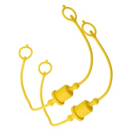 2 Set 1/2 Hydraulic Quick Disconnect Fitting Dust Cap For ISO-A Hydraulic Coupler Hydraulic Quick Connector Coupling Dust Cover