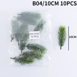 10/20Pcs Mini Artificial Pine branches DIY artificial fir branch Decoration Gift Candy New Year Christmas Decoration 2022