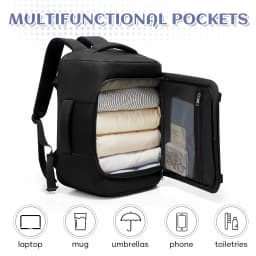 Backpack for Men, Portable Backpack Travel backpack Cabin Size, Backpack 40x30x20 Ryanair Cabin Bag Hand Luggage Backpack Laptop