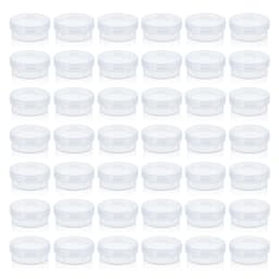 100Pcs 5g Make Up Jars Mini Sample Bottle Sealing Pot Face Cream Container Plastic Transparent Case Salad Sauce Portable Box